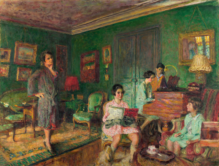  Edouard Vuillard —— 沃尔姆瑟夫人和她的孩子